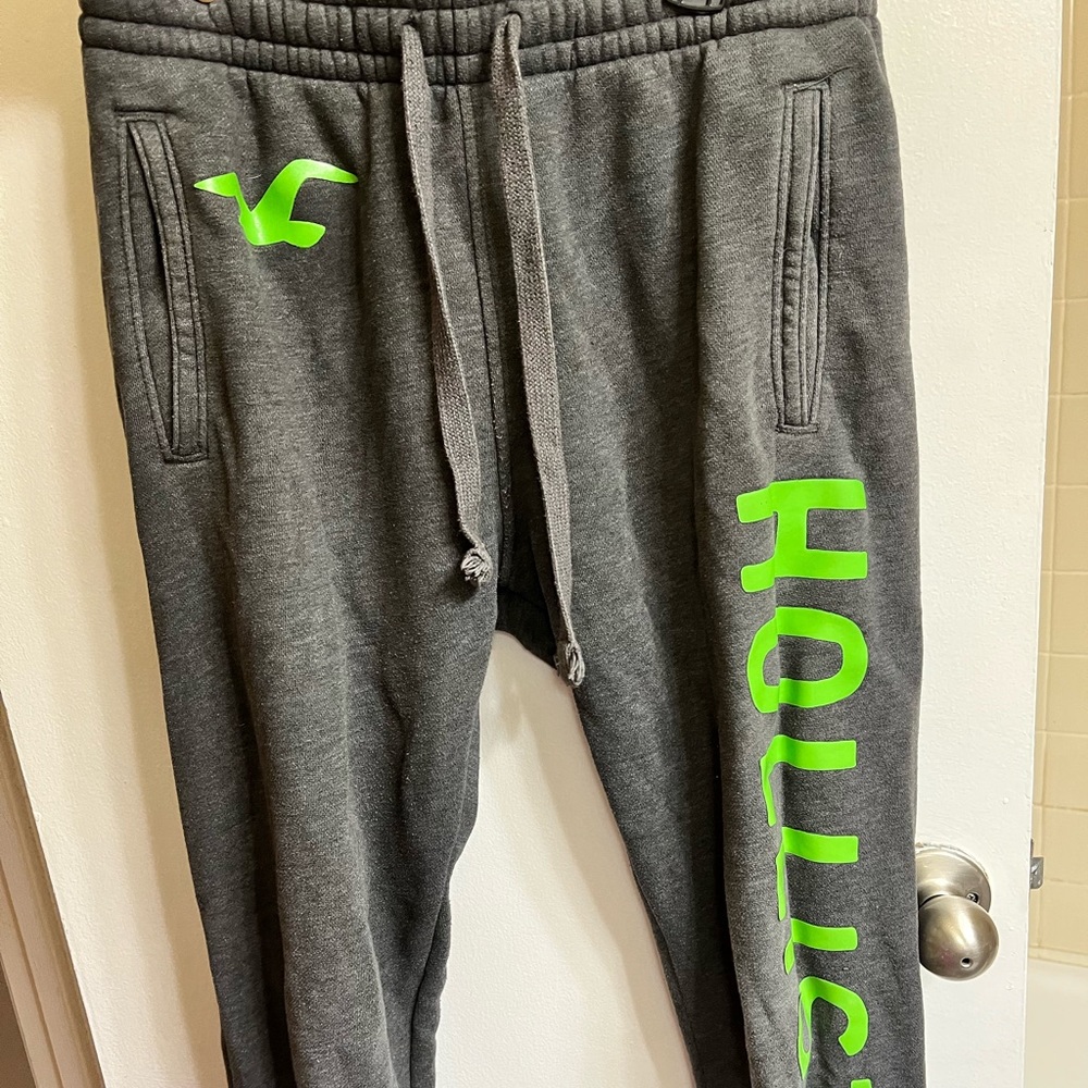 Hollister sweat pants.